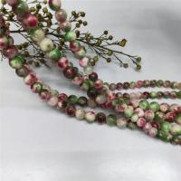 Persian Jade Beads Round polished DIY mixed colors Sold By Strand