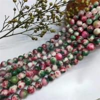 Persian Jade perla, Cerchio, lucido, DIY & formato differente per scelta, colori misti, Venduto da filo