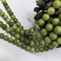 Södra Jade Bead, Rund, polerad, DIY & olika storlek för val, grön, Säljs av Strand