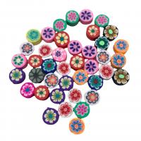 Polimero-Clay-Beads, argilla polimero, Cerchio, DIY, colori misti, 10-20mm, 100PC/filo, Venduto da filo