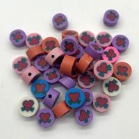 Abalorios de FIMO, Arcilla polimero, Esférico, Bricolaje, color mixto, 10mm, 100PCs/Bolsa, Vendido por Bolsa