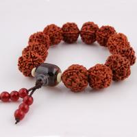 Bodhi Pulsera, pulido, para hombre, Rojo, 20mm, longitud aproximado 19 cm, Vendido por UD