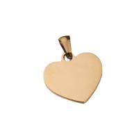 Stainless Steel Heart Pendants 304 Stainless Steel Vacuum Ion Plating fashion jewelry & DIY Sold By PC