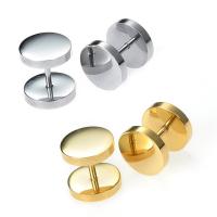 Titanium Staal Earring, Ronde, voor vrouw, meer kleuren voor de keuze, 10mm, Verkocht door pair