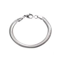 Titanium Steel Bracelet & Bangle Unisex original color Sold By PC