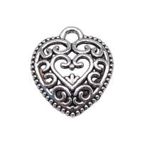 Zinc Alloy Heart Pendler, forgyldt, mode smykker, flere farver til valg, nikkel, bly & cadmium fri, 16x15mm, Solgt af PC