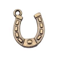 Zinc Alloy Pendler, Bogstavet U, forgyldt, mode smykker, flere farver til valg, nikkel, bly & cadmium fri, 15x12mm, Solgt af PC