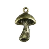 Zinc Alloy Pendants mushroom plated DIY nickel lead & cadmium free Sold By PC