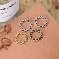 Zinklegering forbinder ring, Zinc Alloy, forgyldt, du kan DIY & hule, flere farver til valg, nikkel, bly & cadmium fri, 20mm, Solgt af PC