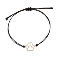 Sinc Alloy Bracelet, Corda terylene, le Sinc Alloy, unisex & frith-tuirse, dathanna measctha, Fad 16-32 cm, Díolta De réir PC