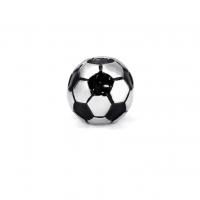 acier inoxydable 316L Perles européennes de grand trou, Football, DIY & émail, plus de couleurs à choisir, 12.50x11.70mm, Vendu par PC