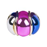 Bracelets résine, Vintage & pour femme, multicolore, 43mm, Longueur Environ 7.5 pouce, Vendu par PC