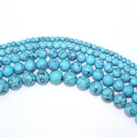 Tyrkysové korálky, Přírodní Turquoise, Kolo, DIY & různé velikosti pro výběr, více barev na výběr, Prodáno za Cca 15.75 inch Strand