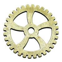 Zinc Alloy Pendants Gear Wheel plated fashion jewelry nickel lead & cadmium free 40mm Sold By PC