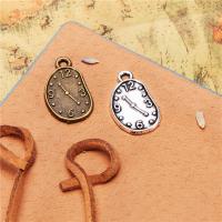 Zinc Alloy Pendants Clock plated DIY nickel lead & cadmium free Sold By PC