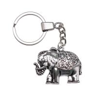 Zinc Alloy Key Lås, Elephant, forgyldt, Vintage & Unisex, flere farver til valg, nikkel, bly & cadmium fri, 42x64mm, Solgt af PC