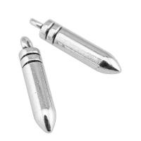 Zinc Alloy Pendants Bullet plated vintage & Unisex nickel lead & cadmium free Sold By PC