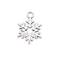 Zinc Alloy Pendants Snowflake antique silver color plated vintage & Unisex nickel lead & cadmium free Sold By PC