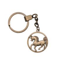 Zinc Alloy Key Lås, Unicorn, antik bronze farve forgyldt, Vintage & Unisex, nikkel, bly & cadmium fri, 34x60mm, Solgt af PC