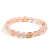 White Cherry Blossom Agate Pulsera, pulido, diverso tamaño para la opción & para mujer, Rosado, Vendido por UD