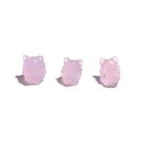 Rose Quartz Privjesak, Lisica, nema rupe, roze, 16x13mm, Prodano By PC