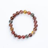 Rutilated Quartz Bracelet Unisex mixed colors Length Approx 19 cm Sold By PC