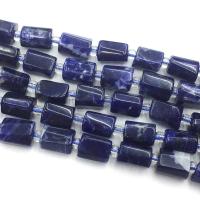 Natural Sodalite Beads Square DIY blue Sold Per Approx 39 cm Strand