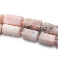 Pink Opal Kraal, Plein, DIY, gemengde kleuren, 8x12mm, Per verkocht Ca 39 cm Strand