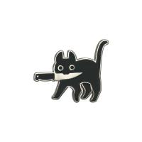 Enamel Brooch Zinc Alloy Cat Unisex nickel lead & cadmium free Sold By Lot