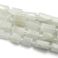 Moonstone Korálky, Obdélník, DIY, bílý, 6x10mm, Prodáno za Cca 39 cm Strand