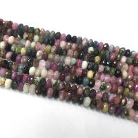 Turmalin Bead, du kan DIY & facetteret, blandede farver, Solgt Per Ca. 39 cm Strand