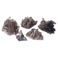 Smoky Quartz Σύμπλεγμα χαλαζία, φυσικός, καφέ, 8-12cm, Sold Με PC