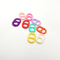 Acrylic Linking Ring polished DIY mixed colors Approx Sold By Bag