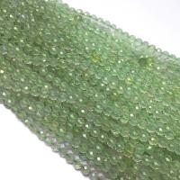 Natural Prehnite Beads Round DIY & faceted green 1.8-2mm Sold Per 15.35 Inch Strand