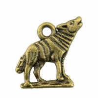 Zinc Alloy Animal Pendler, forgyldt, flere farver til valg, 15x15mm, Solgt af PC