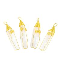 Gemstone Pendants Jewelry Gypsum Stone with Brass white 3-6cm Sold By PC