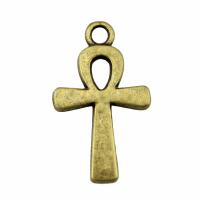 Sinkkiseos Cross Riipukset, Ylittää, päällystetty, enemmän värejä valinta, 22x13mm, Myymät PC