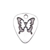 Pendentifs en alliage de zinc, Placage, argent, 18x15mm, Vendu par PC