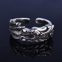 metal Anillo de dedo Cuff, chapado, Ajustable & para hombre, más colores para la opción, 23.60x9.36mm, Vendido por UD