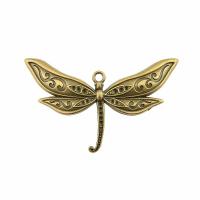 Zinc Alloy Animal Pendler, Dragonfly, forgyldt, Vintage & Unisex, flere farver til valg, nikkel, bly & cadmium fri, 80x47mm, Solgt af PC