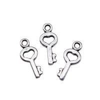 Zinklegering Key Hangers, Zinc Alloy, Sleutel, plated, Vintage & uniseks & hol, meer kleuren voor de keuze, nikkel, lood en cadmium vrij, 7x16mm, Verkocht door PC