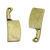 Zinc Alloy Pendler, Sword, forgyldt, Vintage & Unisex, flere farver til valg, nikkel, bly & cadmium fri, 9x23mm, Solgt af PC