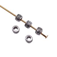 Zinc Alloy Spacer Beads Column antique silver color plated vintage & DIY nickel lead & cadmium free Sold By PC