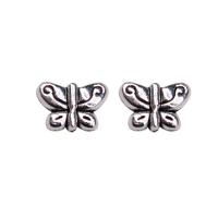 Zinc Alloy Jewelry Beads Butterfly antique silver color plated vintage & DIY nickel lead & cadmium free Sold By PC