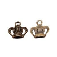 Cinko lydinio Crown Pakabukai, Cinko lydinys, Karūna, padengtą, Vintage & unisex, daugiau spalvų pasirinkimas, nikelio, švino ir kadmio nemokamai, 16x15mm, Pardavė PC