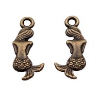 Zinc Alloy Pendants Mermaid plated vintage & Unisex nickel lead & cadmium free Sold By PC