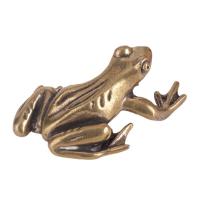 Brass Decoration Frog antique brass color plated nickel lead & cadmium free Sold By PC