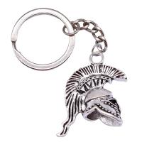 Zinc Alloy Key Clasp Helmet plated vintage & Unisex nickel lead & cadmium free Sold By PC