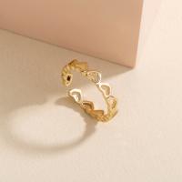 Messing Cuff fingerring, Justerbar & for kvinde & luminated, blandede farver, 17mm, Solgt af PC