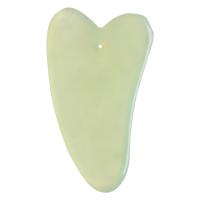 Jade New Mountain Skrabning plade, Heart, Massage, 72x40mm, Solgt af PC